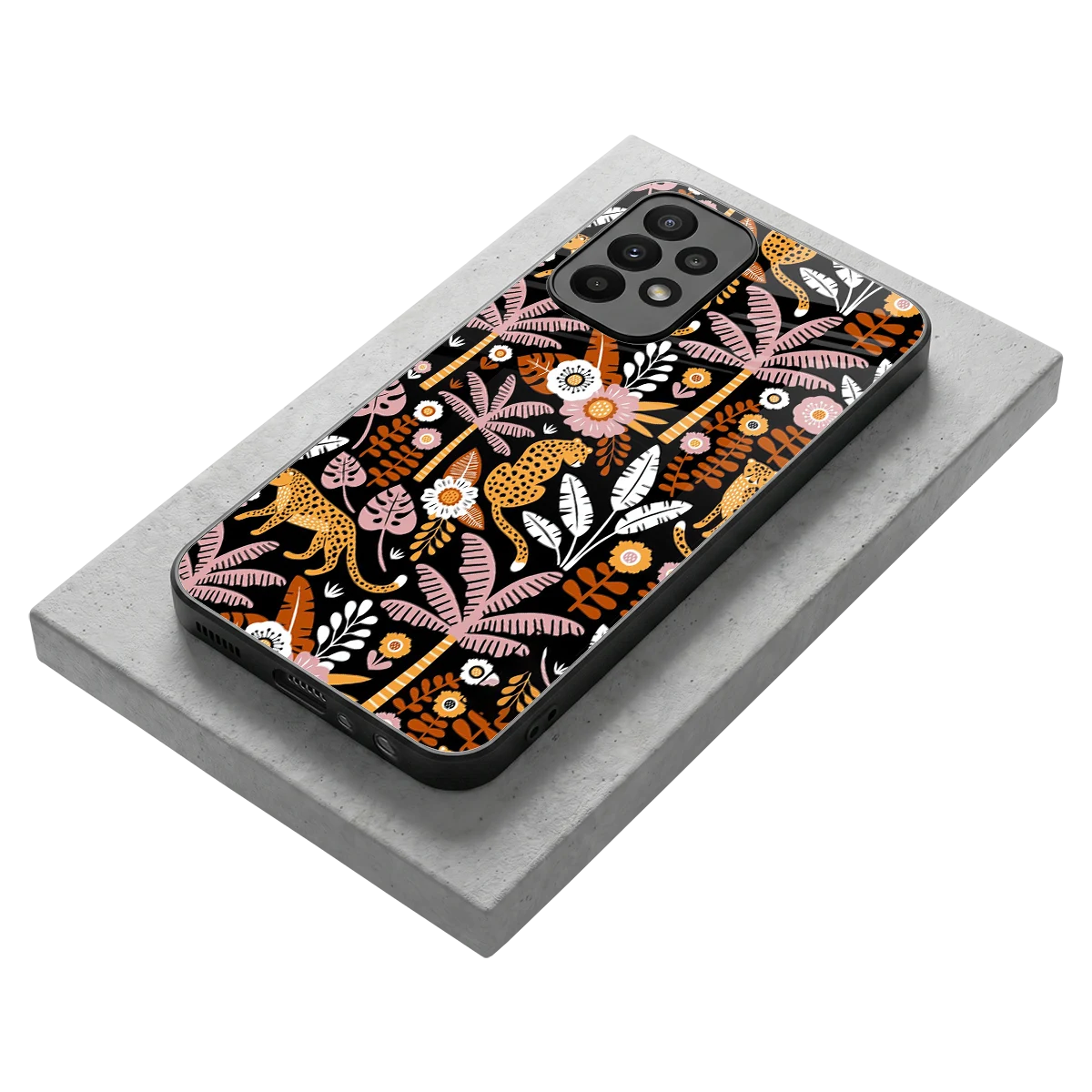 Exotic Paradise stylish phone case for samsung galaxy a23 | glossy glass and slim fit