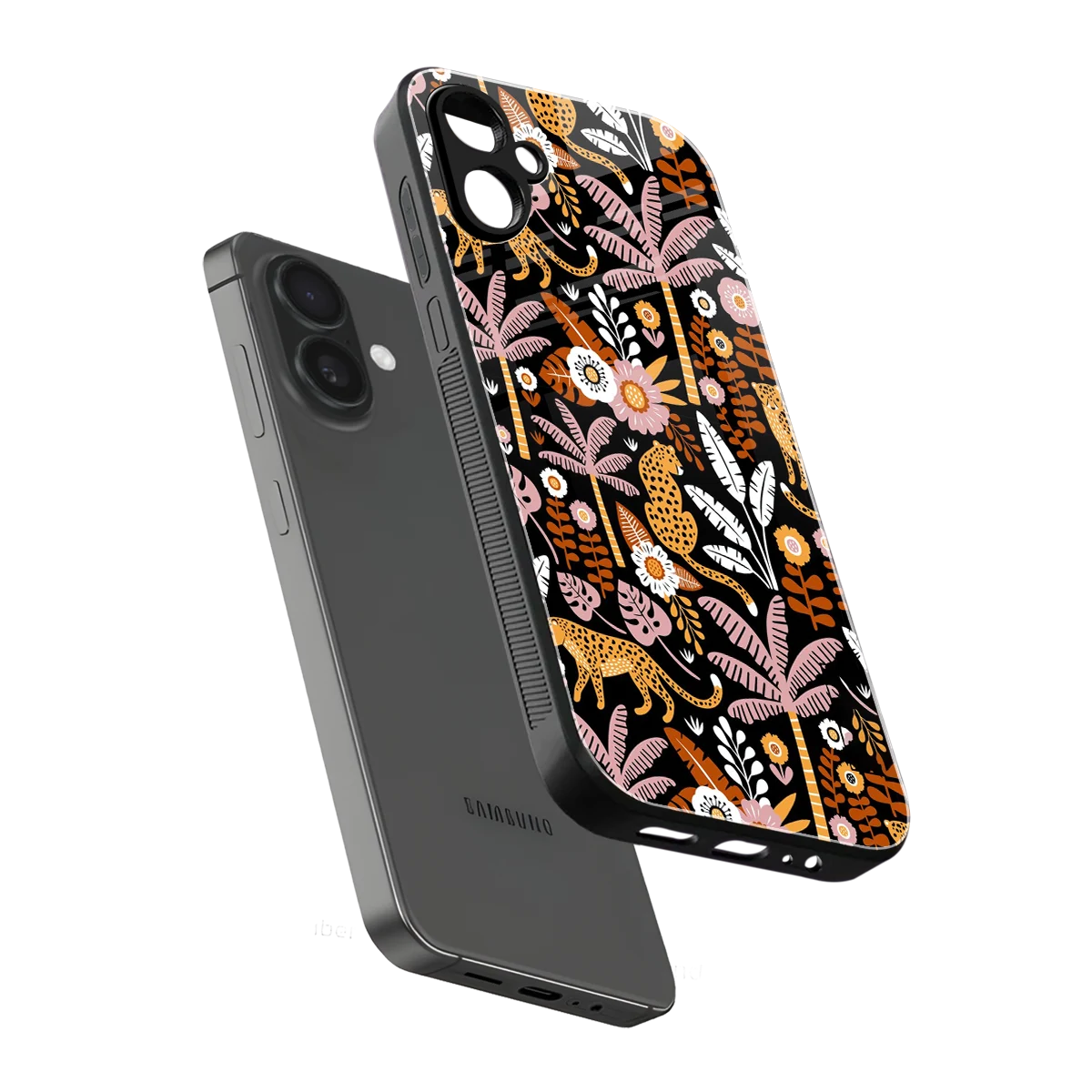Exotic Paradise sleek samsung galaxy a06 5g cover with tempered glass back and TPU edges