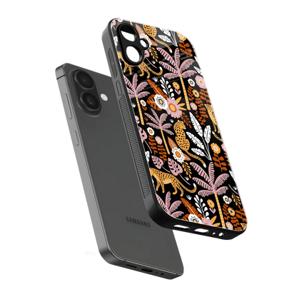 Exotic Paradise sleek samsung galaxy a06 5g cover with tempered glass back and TPU edges