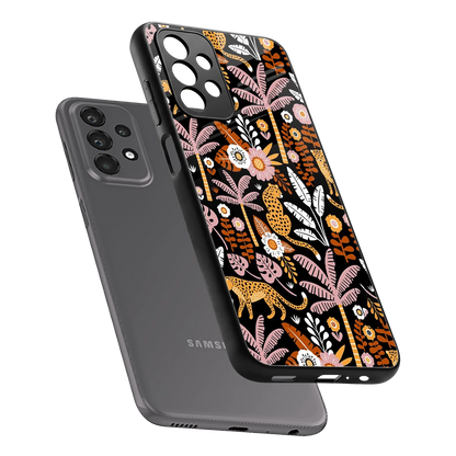 Exotic Paradise sleek samsung galaxy a23 cover with tempered glass back and TPU edges