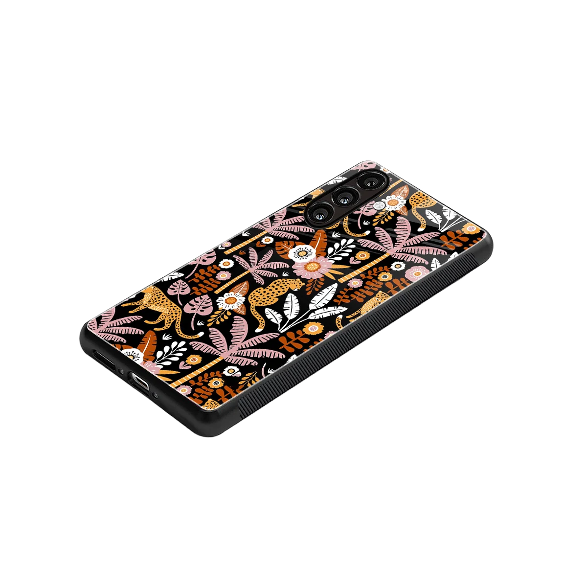 Exotic Paradise stylish phone case for samsung galaxy a55 5g | glossy glass and slim fit