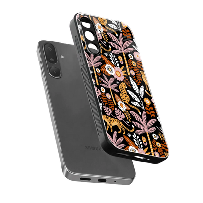 Exotic Paradise sleek samsung galaxy m56 5g cover with tempered glass back and TPU edges
