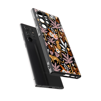 Exotic Paradise sleek samsung galaxy s24 ultra cover with tempered glass back and TPU edges