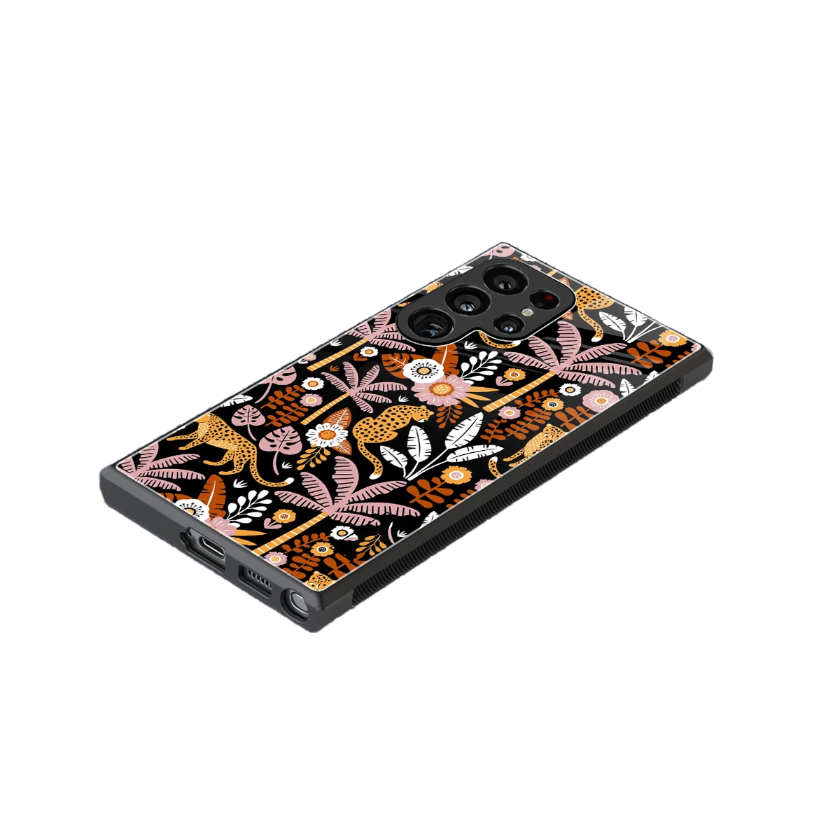 Exotic Paradise stylish phone case for samsung galaxy s23 ultra | glossy glass and slim fit