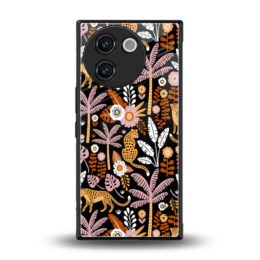 Exotic Paradise back phone cover | glass case for vivo v30e