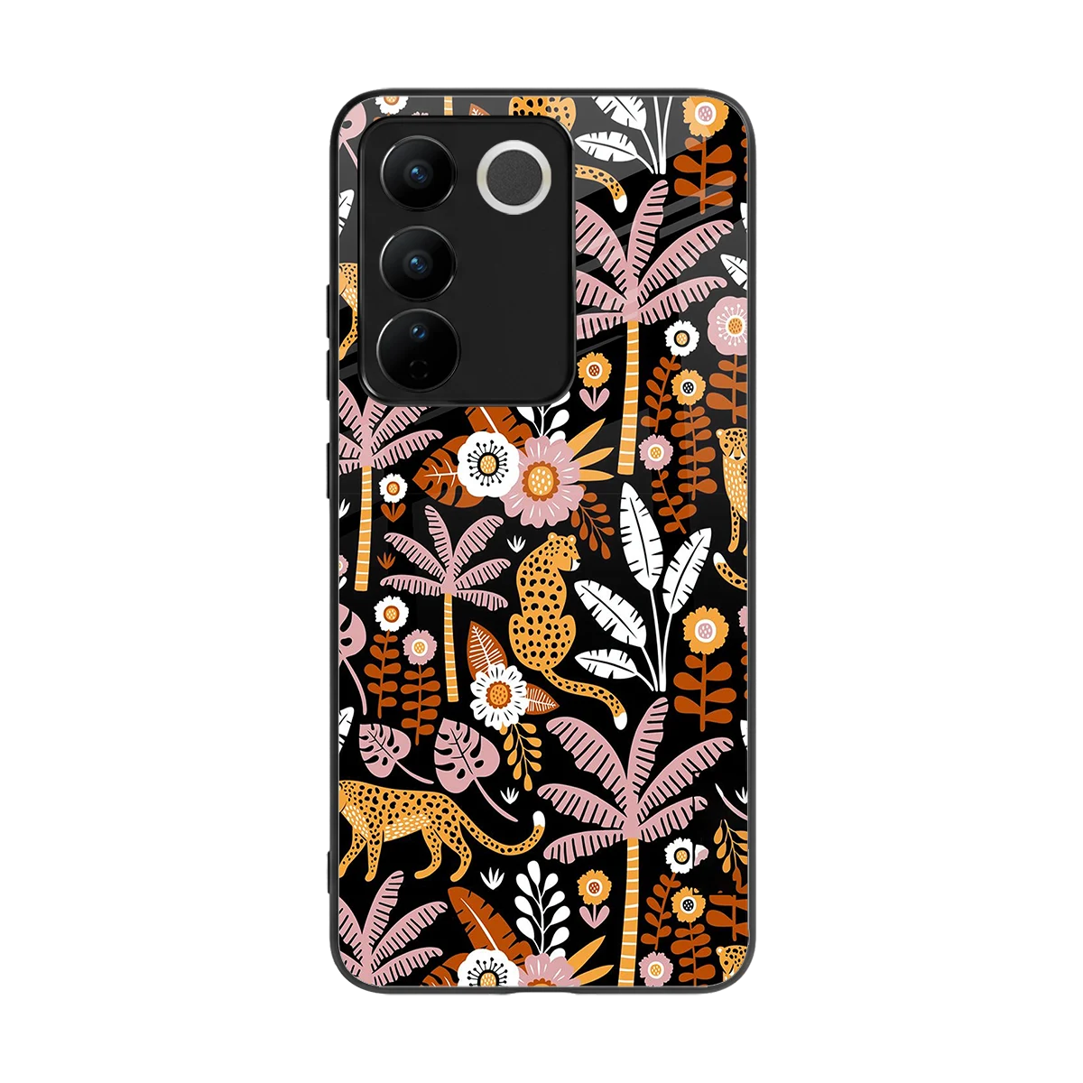 Exotic Paradise back phone cover | glass case for vivo v27 5g