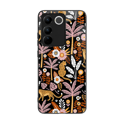 Exotic Paradise back phone cover | glass case for vivo v27 5g