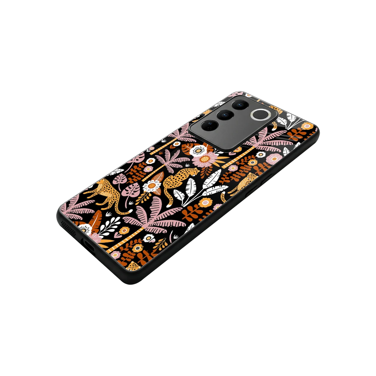 Exotic Paradise stylish phone case for vivo v27 5g | glossy glass and slim fit