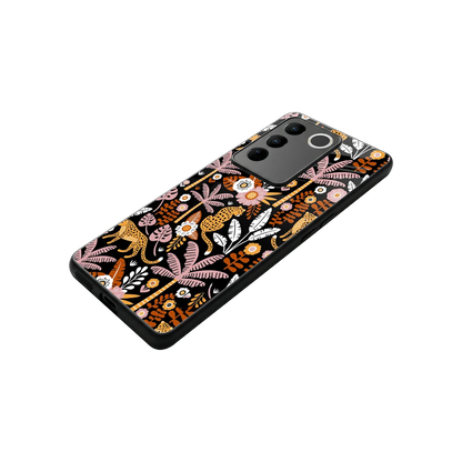 Exotic Paradise stylish phone case for vivo v27 5g | glossy glass and slim fit