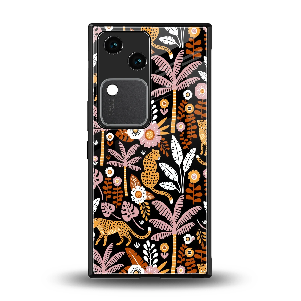Exotic Paradise back phone cover | glass case for vivo v30