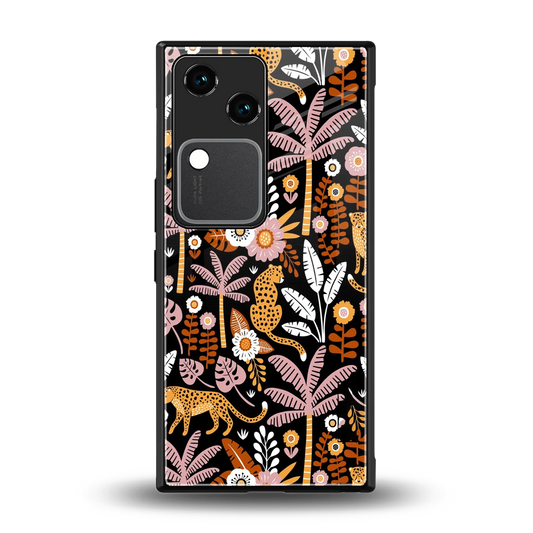 Exotic Paradise back phone cover | glass case for vivo v30