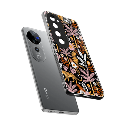 Exotic Paradise sleek vivo v40 pro cover with tempered glass back and TPU edges