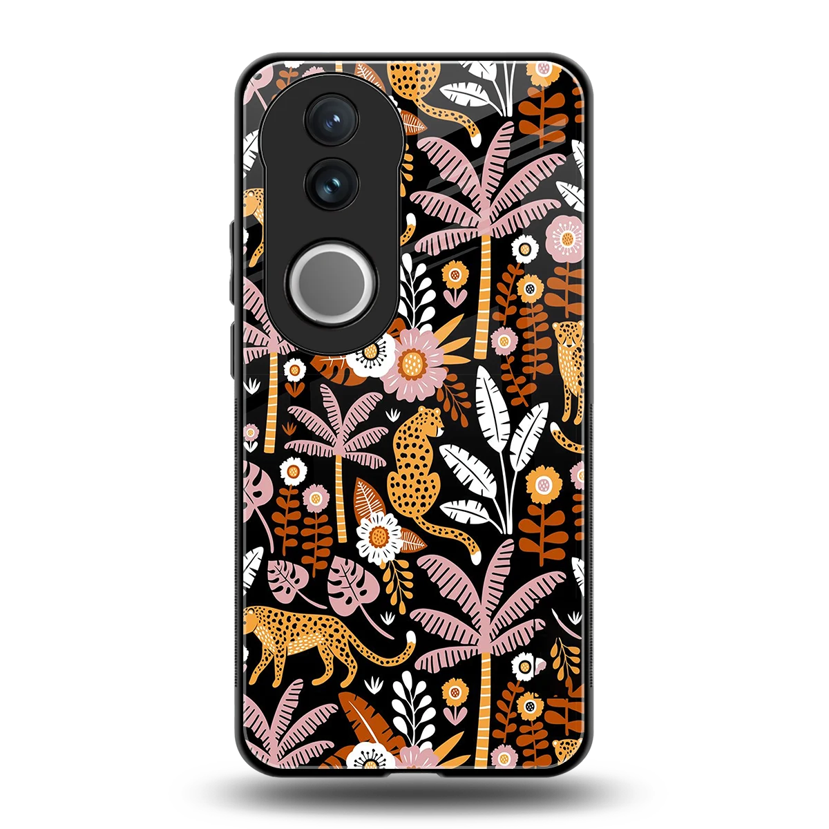Exotic Paradise back phone cover | glass case for vivo v50