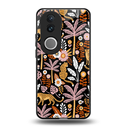 Exotic Paradise back phone cover | glass case for vivo v50