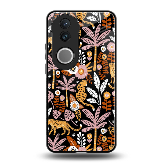 Exotic Paradise back phone cover | glass case for vivo v50