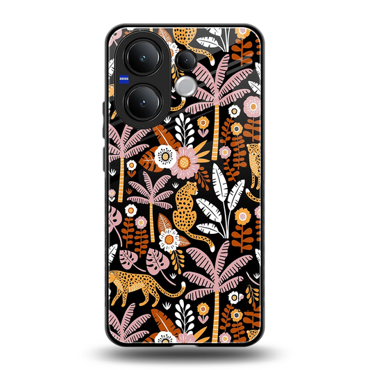 Exotic Paradise back phone cover | glass case for vivo v60