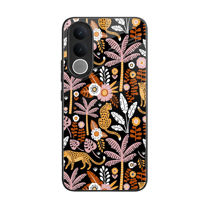Exotic Paradise back phone cover | glass case for vivo v70 fe
