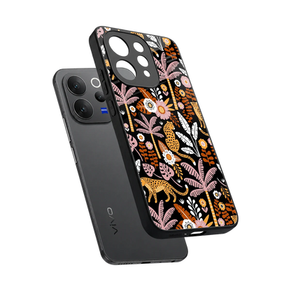 Exotic Paradise sleek vivo v70 elite cover with tempered glass back and TPU edges