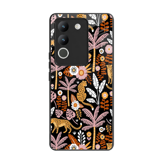 Exotic Paradise back phone cover | glass case for vivo y200 5g