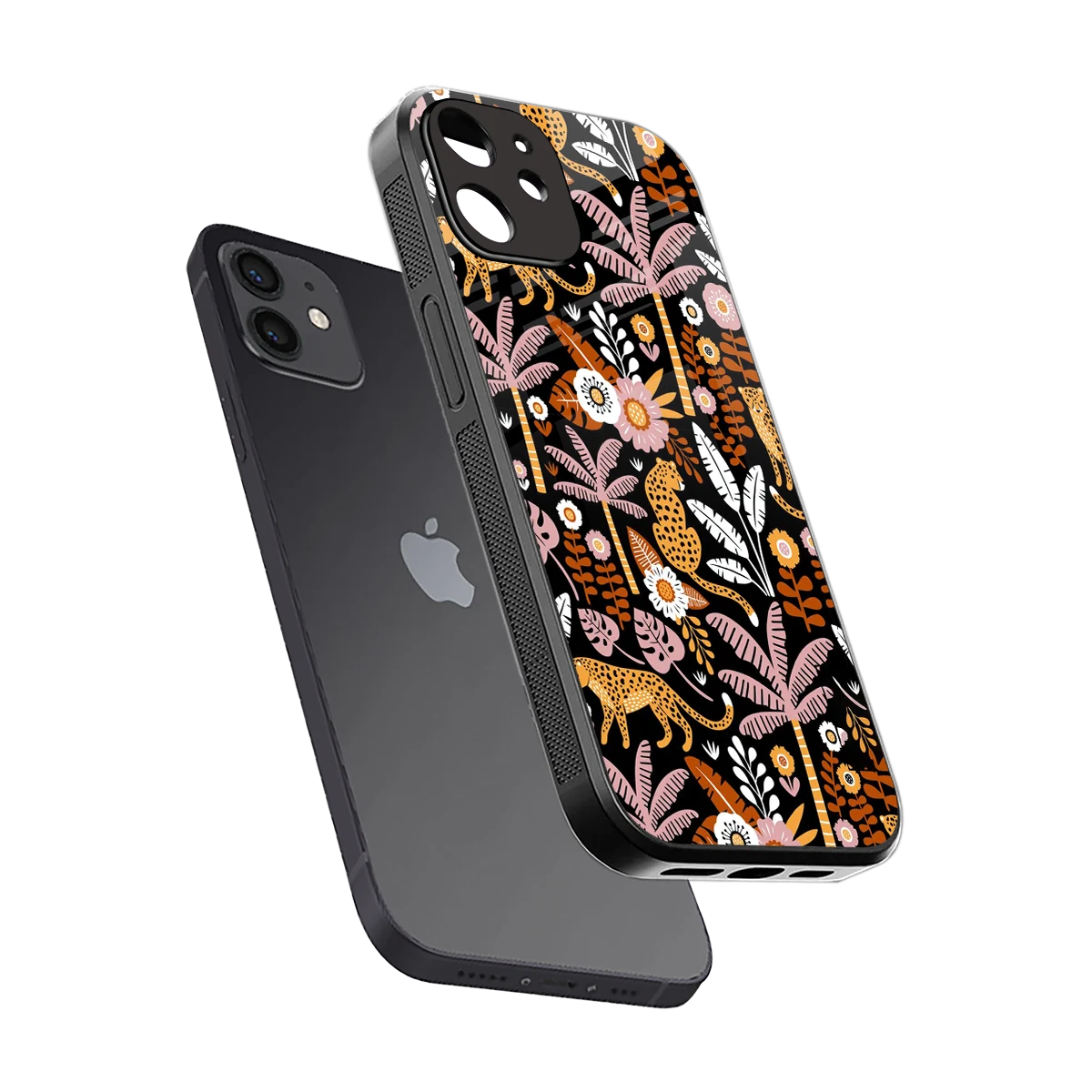 Exotic Paradise sleek iphone 11 cover with tempered glass back and TPU edges