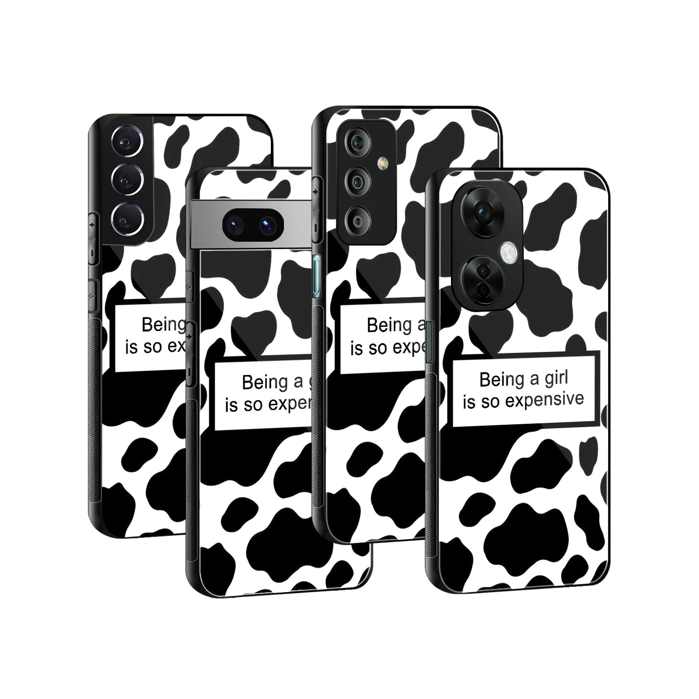 Stylish Glass Back Case for All Smartphones iPhone, Samsung, OnePlus, Pixel, Redmi, Oppo, Vivo, Motorola