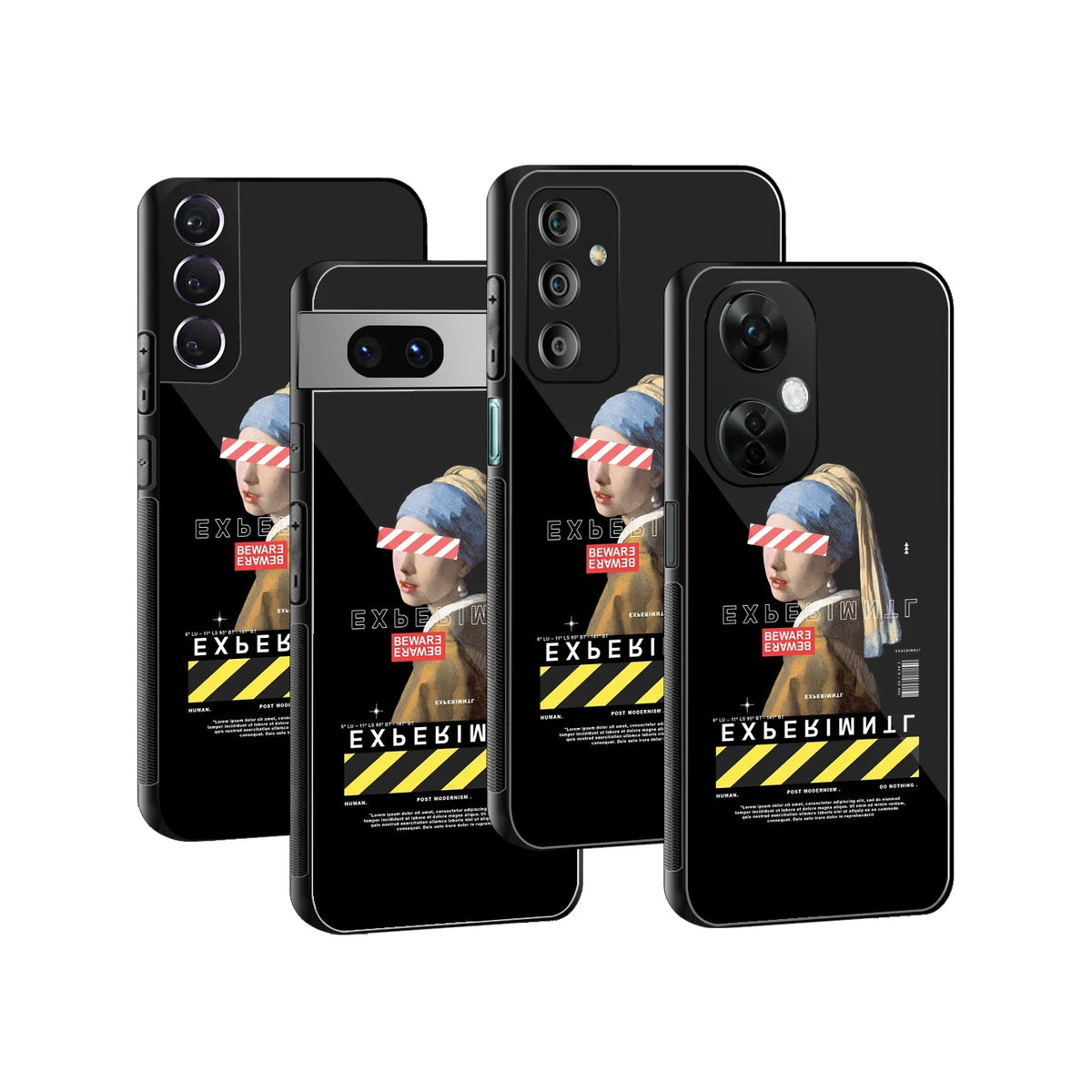 Stylish Glass Back Case for All Smartphones iPhone, Samsung, OnePlus, Pixel, Redmi, Oppo, Vivo, Motorola