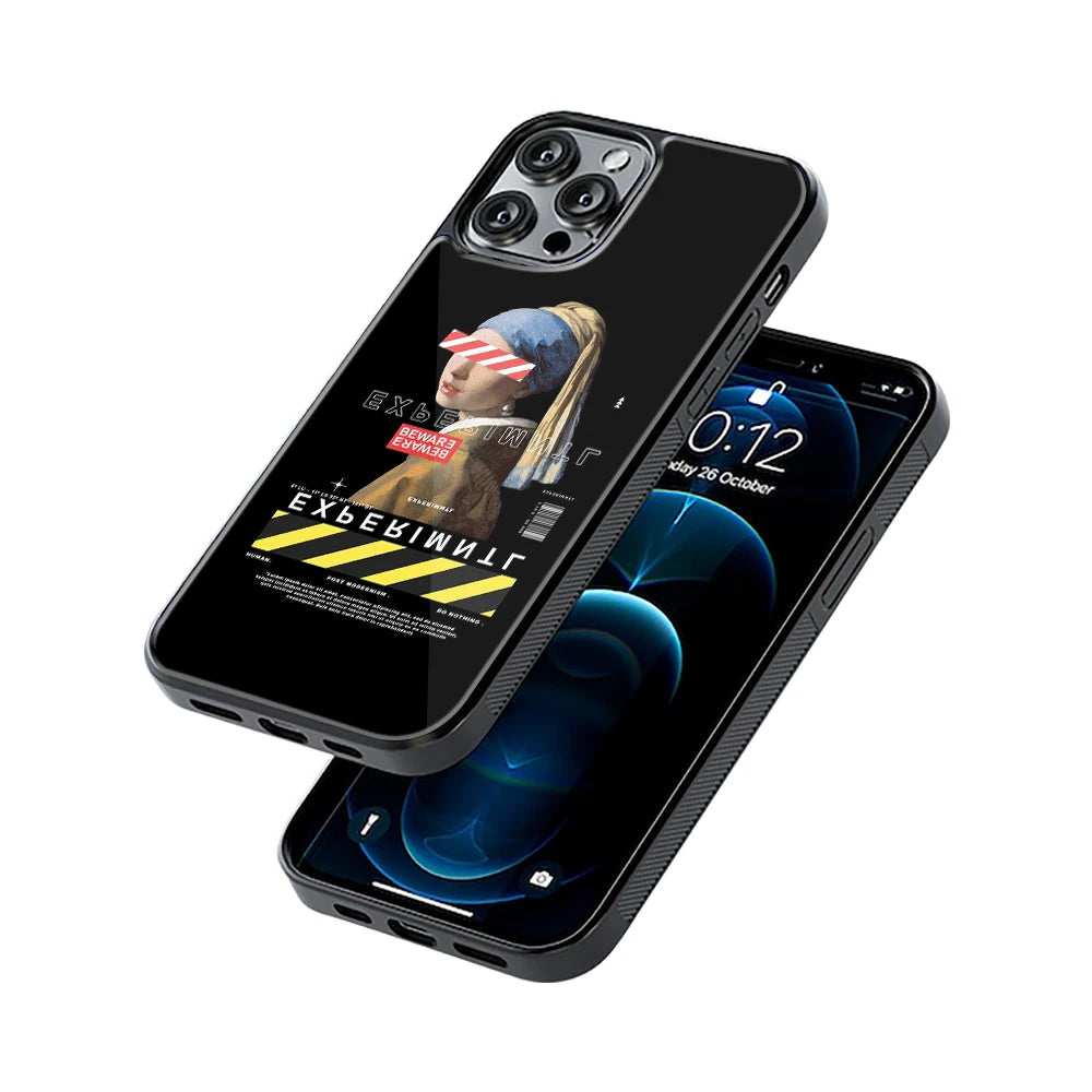 Protective Glass Back Phone Case Compatible with iPhone, Samsung, OnePlus, Pixel & More