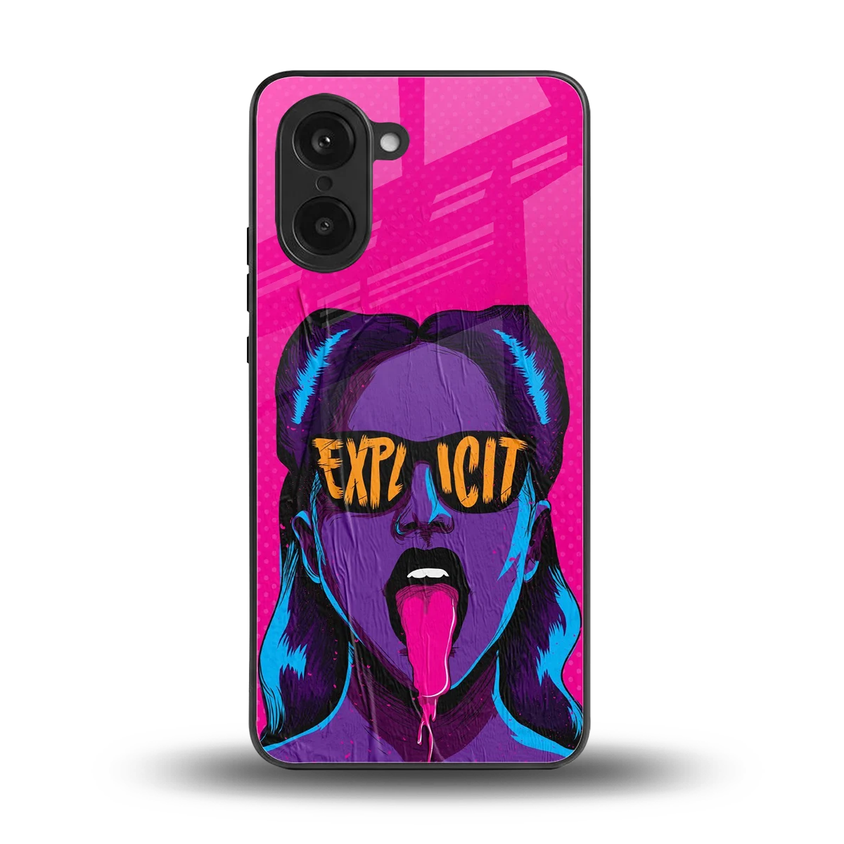 Explicit back phone cover | glass case for oneplus nord ce5 5g