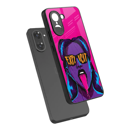 Explicit sleek oneplus nord ce5 5g cover with tempered glass back and TPU edges