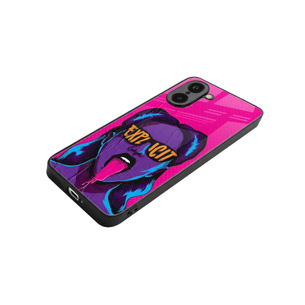 Explicit stylish phone case for oneplus nord ce5 5g | glossy glass and slim fit