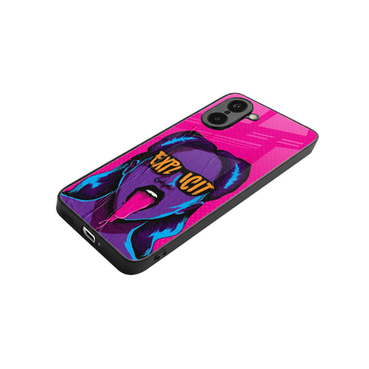 Explicit stylish phone case for oneplus nord ce5 5g | glossy glass and slim fit