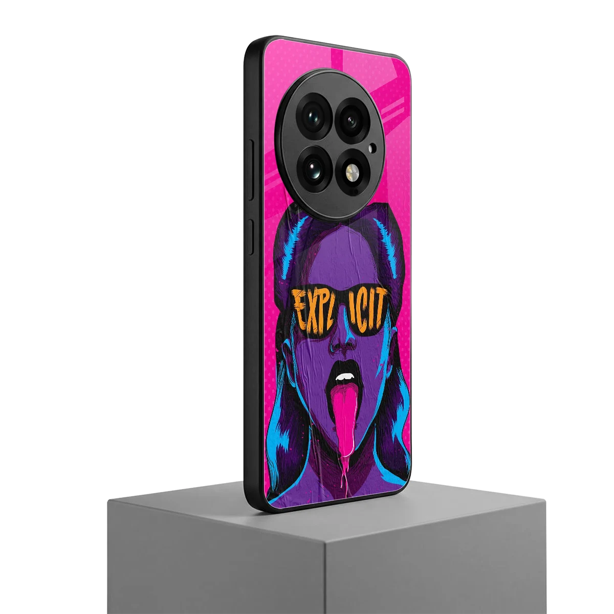 Explicit oneplus 13 mobile cover | shockproof glass phone case