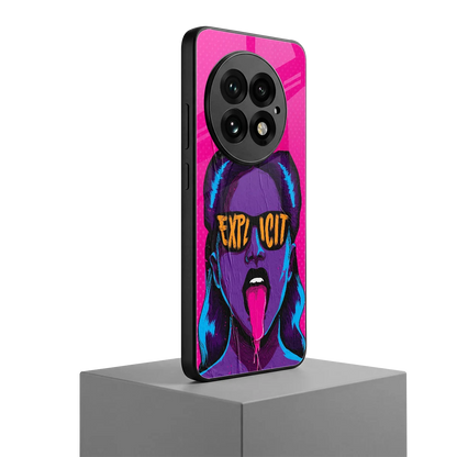 Explicit oneplus 13 mobile cover | shockproof glass phone case