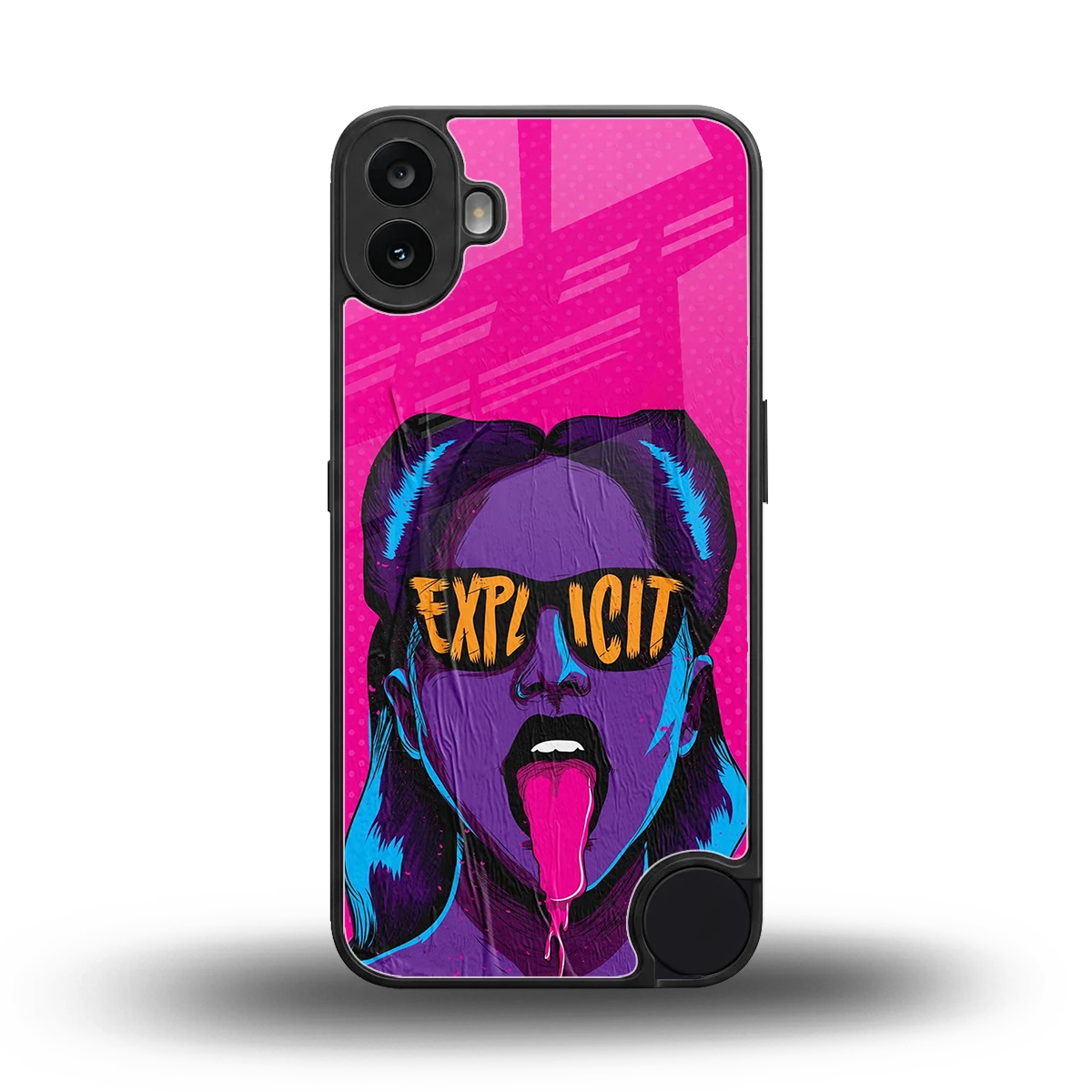 Explicit back phone cover | glass case for cmf nothing phone 1