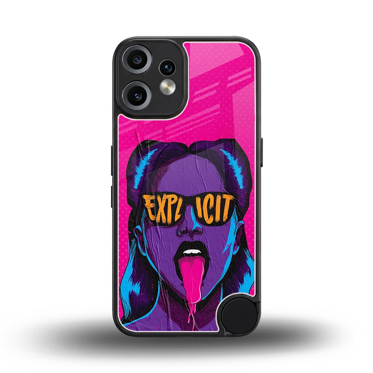 Explicit back phone cover | glass case for cmf nothing phone 2 pro
