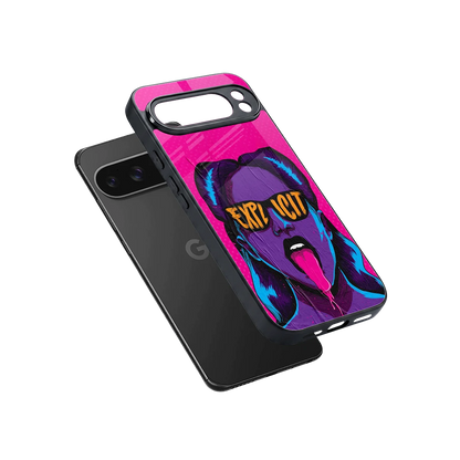 Explicit sleek google pixel 10 pro xl cover with tempered glass back and TPU edges