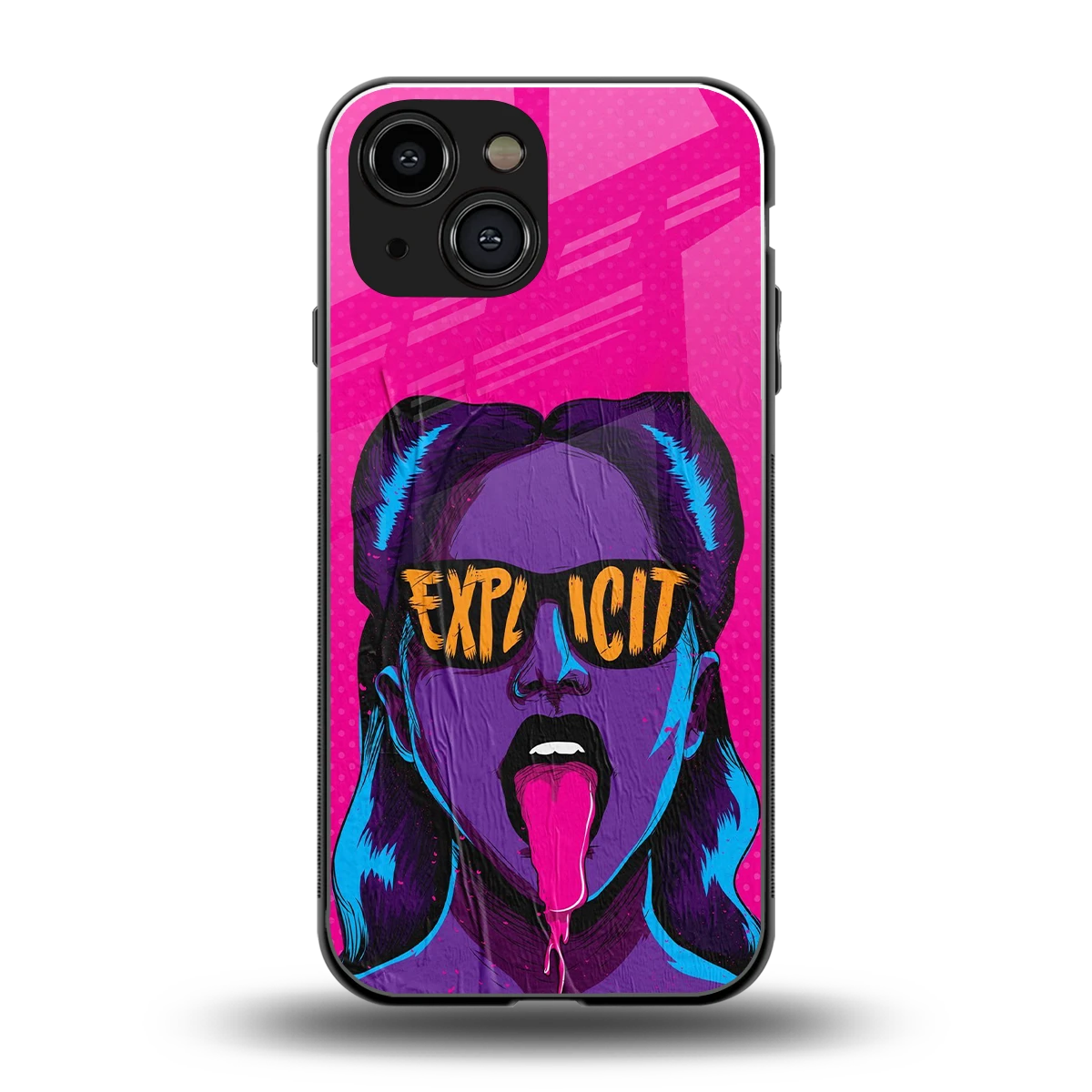 Explicit back phone cover | glass case for iphone 12 mini