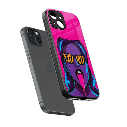 Explicit sleek iphone 14 cover with tempered glass back and TPU edges