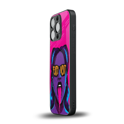 Explicit iphone 15 pro mobile cover | shockproof glass phone case