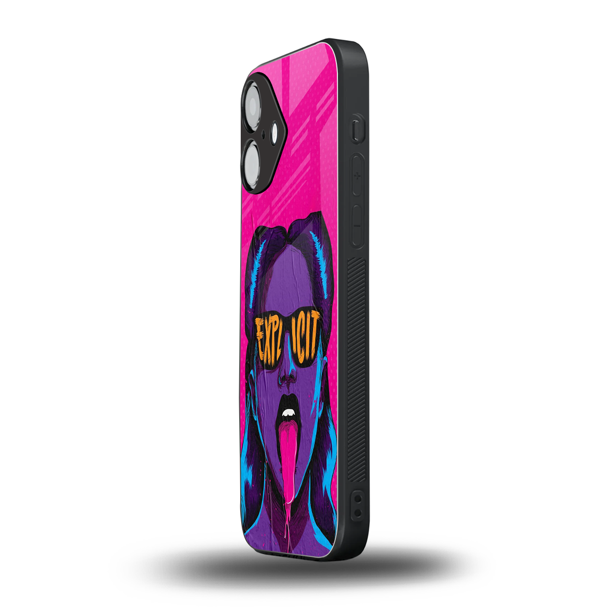 Explicit iPhone 16 mobile cover | shockproof glass phone case