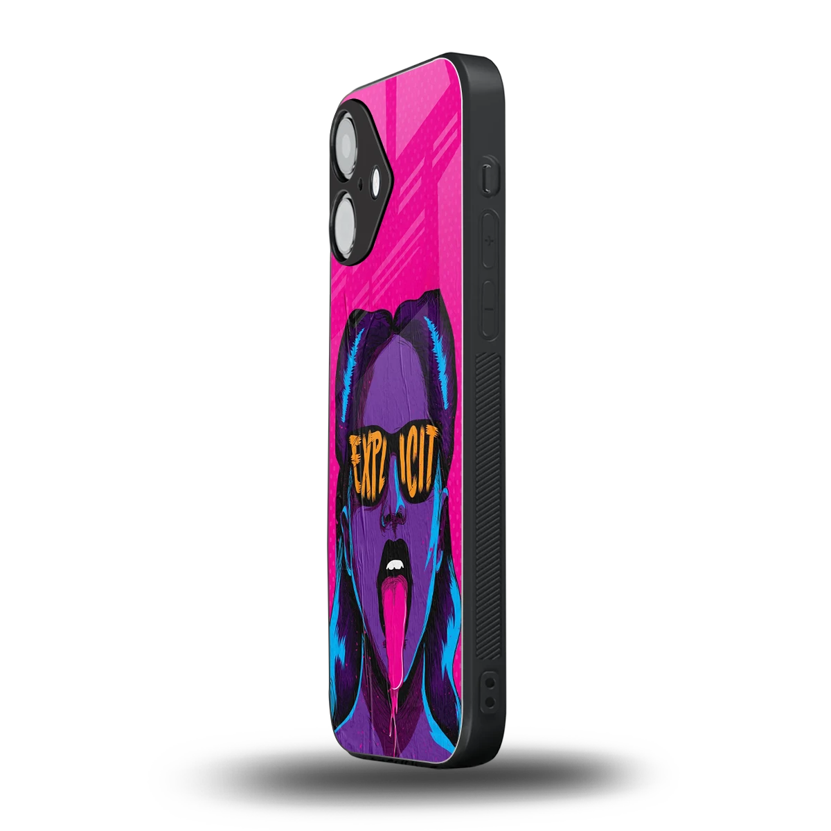 Explicit iPhone 16 mobile cover | shockproof glass phone case