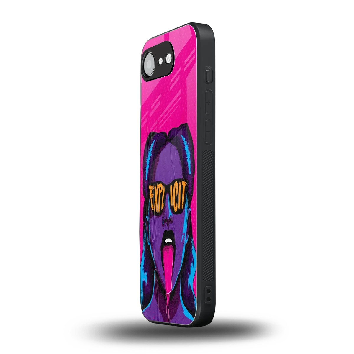 Explicit iphone 17e mobile cover | shockproof glass phone case