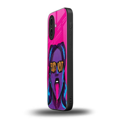 Explicit iphone 17 mobile cover | shockproof glass phone case