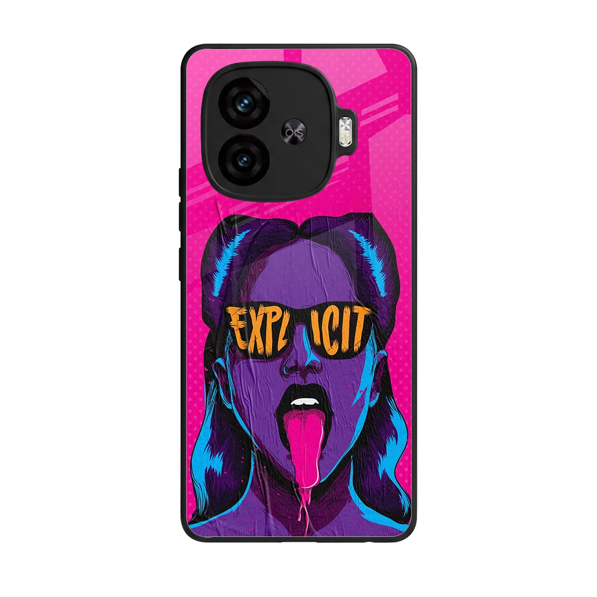Explicit back phone cover | glass case for iqoo neo 10r 5g