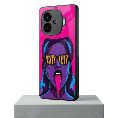 Explicit iqoo neo 10r 5g mobile cover | shockproof glass phone case
