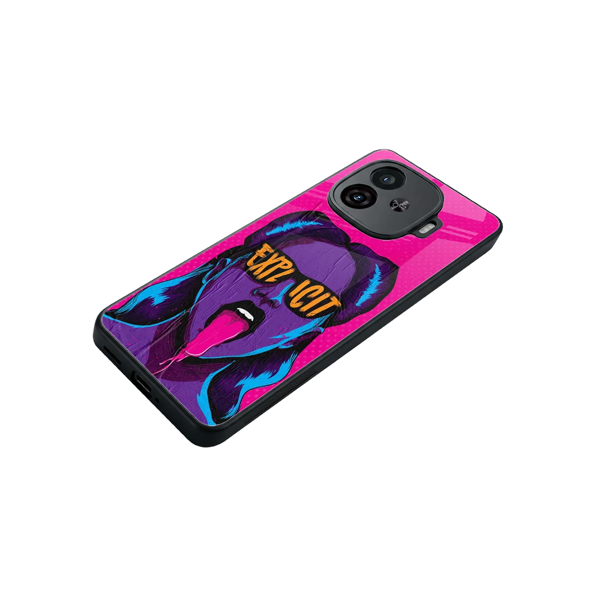Explicit stylish phone case for iqoo neo 10r 5g | glossy glass and slim fit