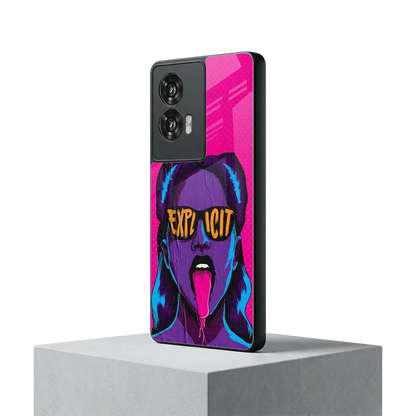 Explicit motorola edge 50 fusion mobile cover | shockproof glass phone case
