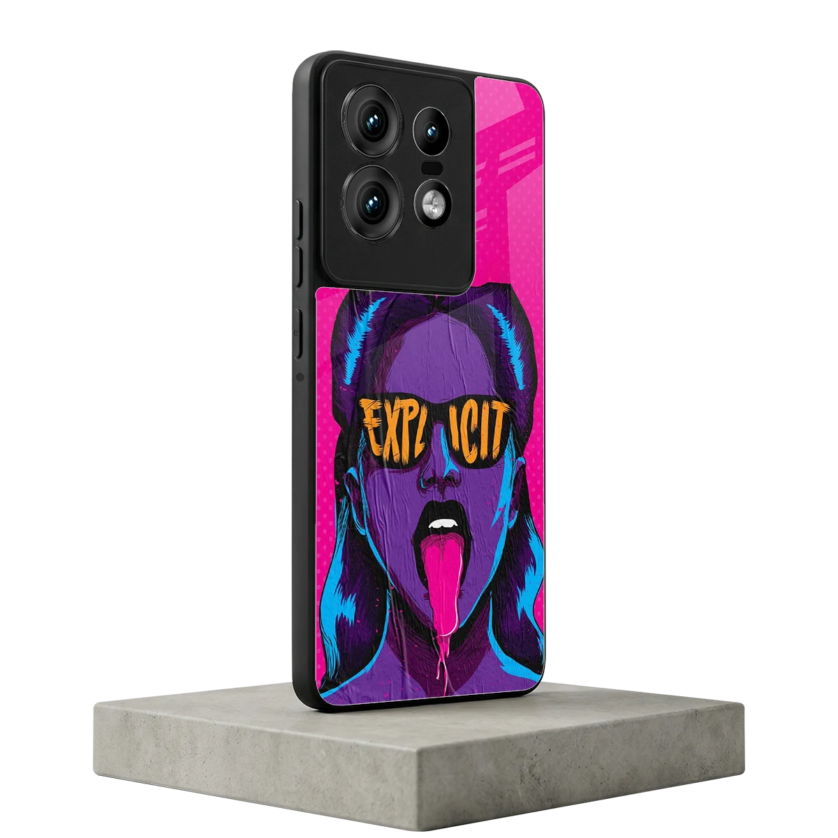 Explicit motorola edge 50 pro mobile cover | shockproof glass phone case