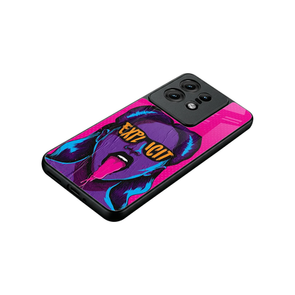 Explicit stylish phone case for motorola edge 50 pro | glossy glass and slim fit