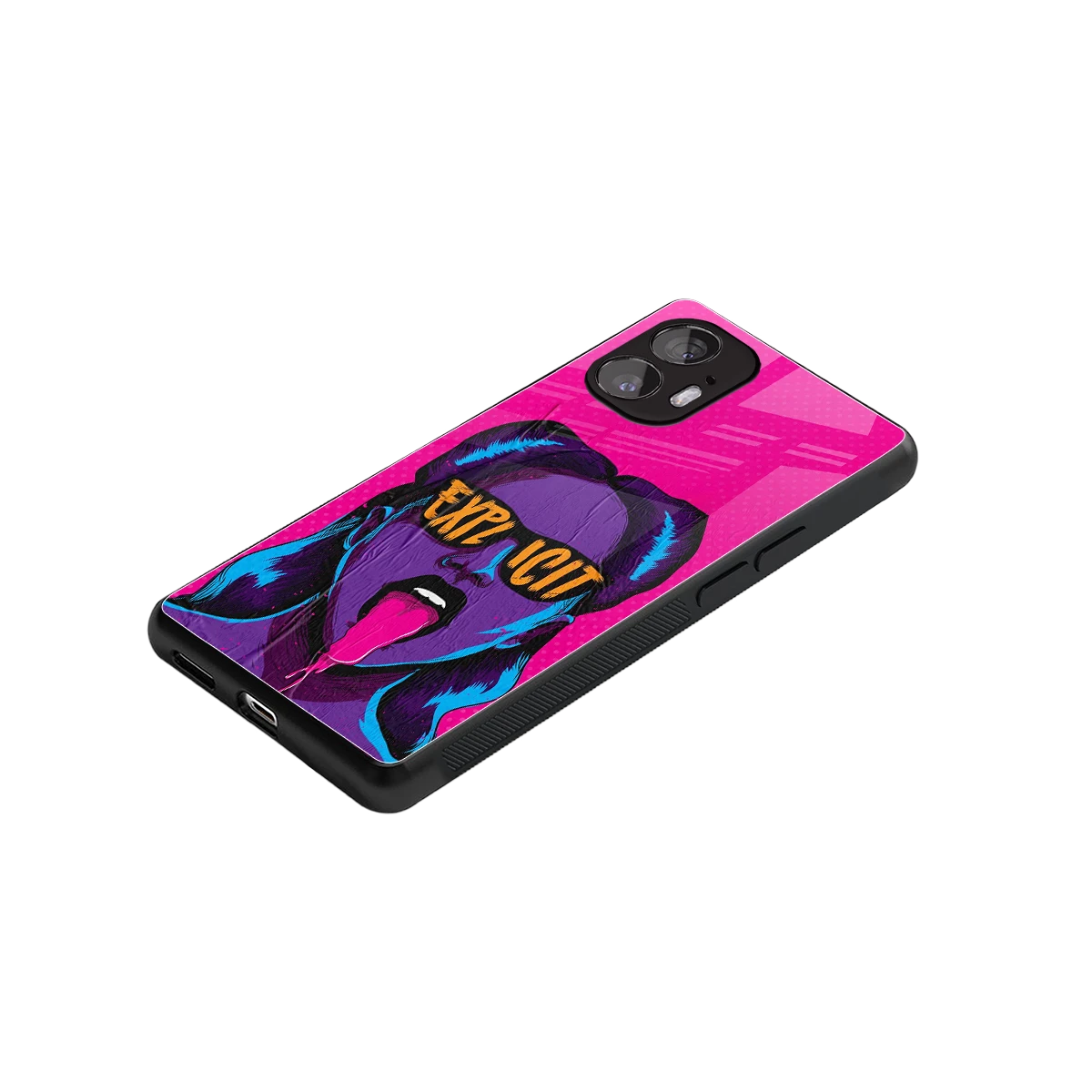 Explicit stylish phone case for nothing phone 2 | glossy glass and slim fit